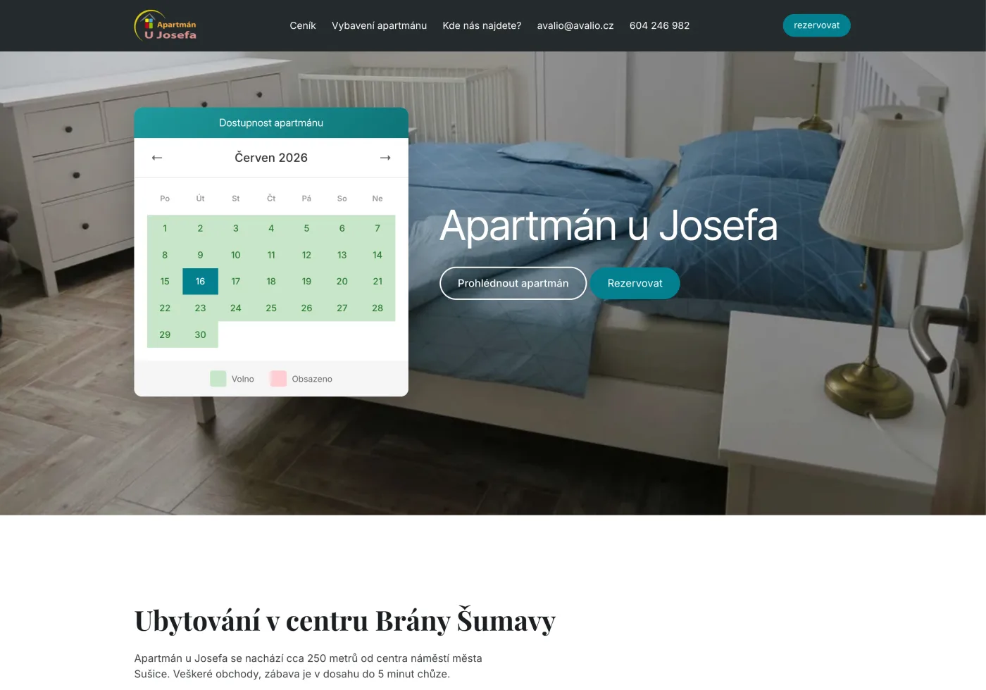 apartmanujosefa.cz - theme update & migration