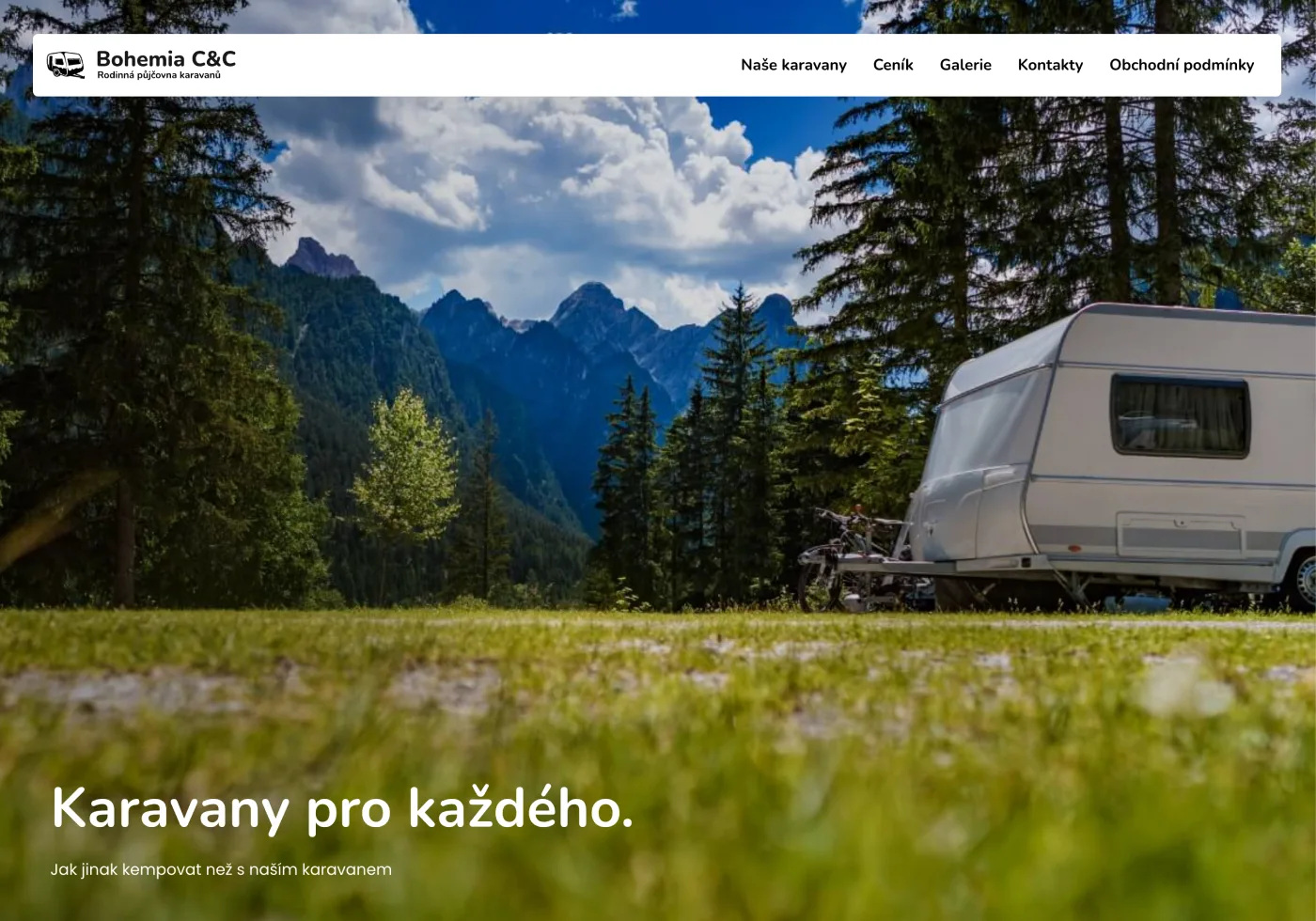 bohemiacc.cz - WordPress theme