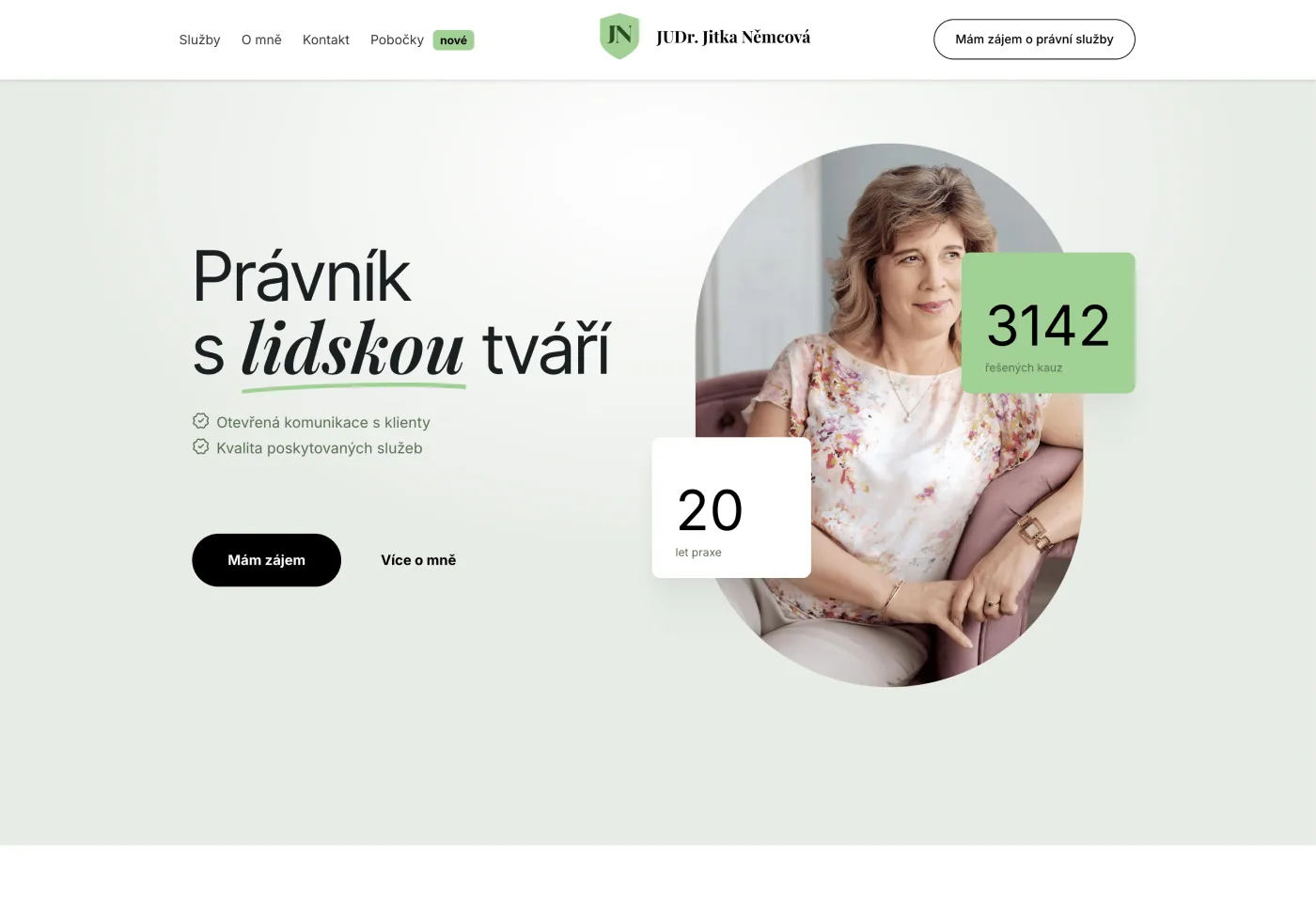 jitkanemcova.cz - design + WordPress theme
