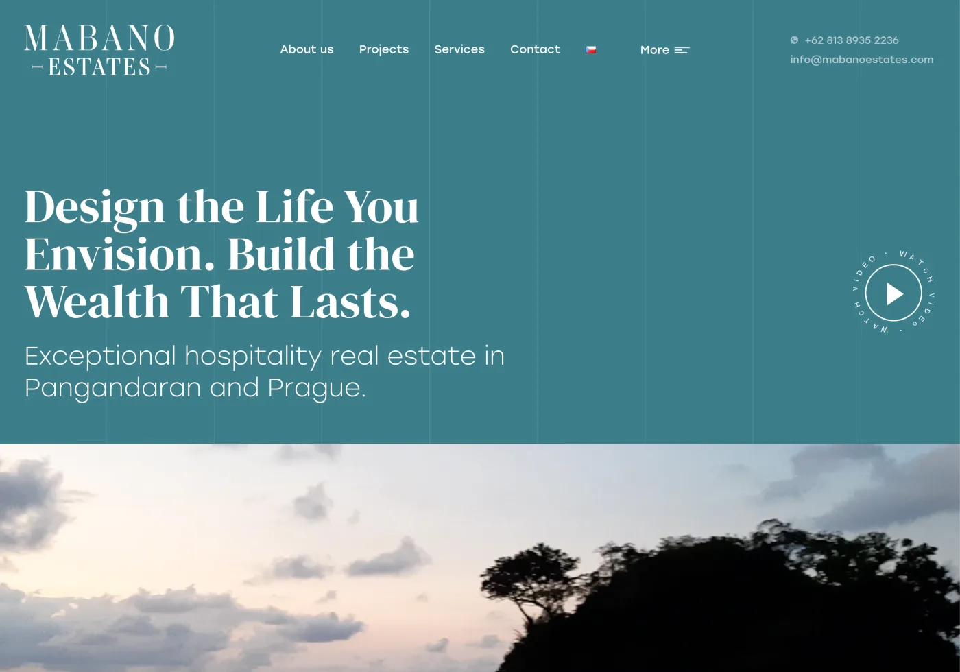 mabanoestates.com - design + custom WordPress