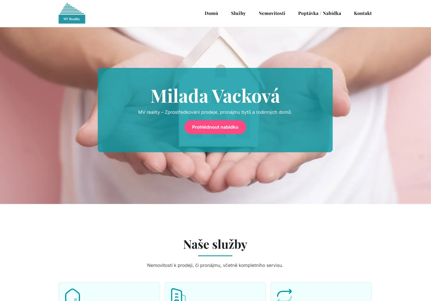 mv-reality.cz - site transfer & data migration