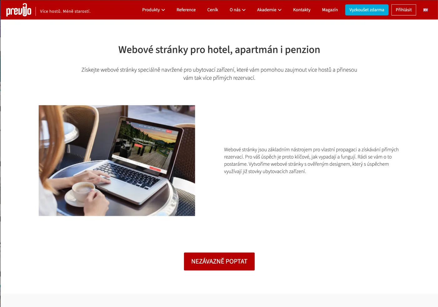 previo - building a website-management system