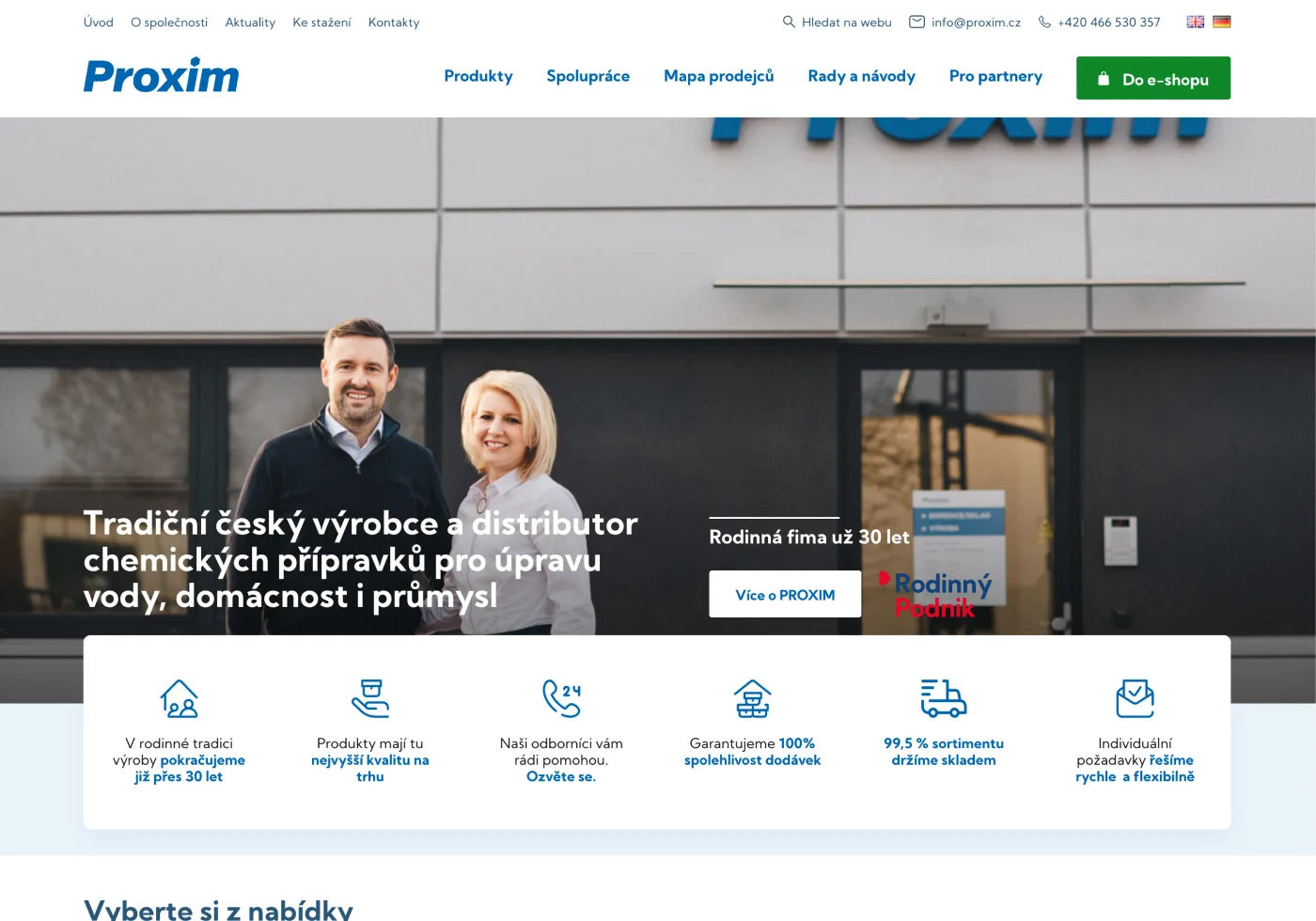 proxim.cz - redesign & migration of 5 sites into one
