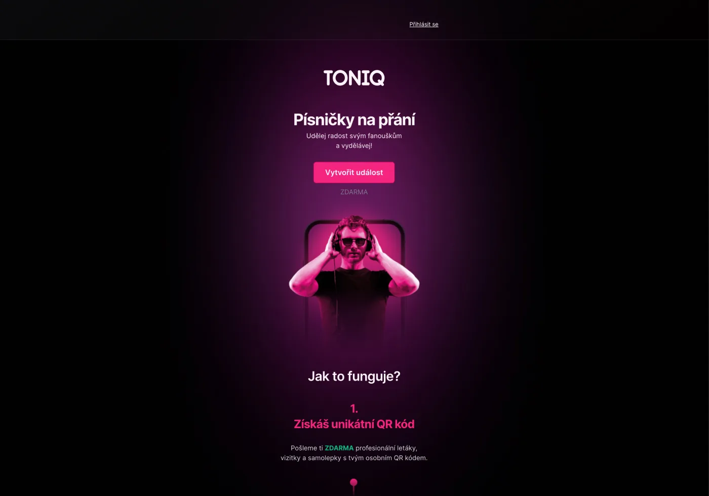toniq.cz - custom WordPress app