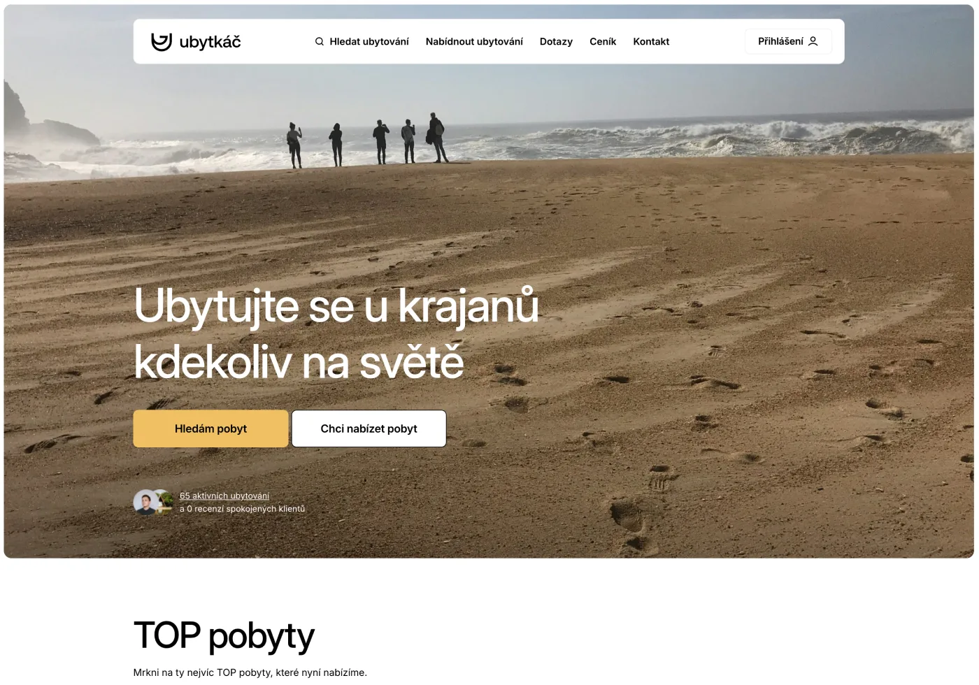 ubytkac.cz - custom app development & hosting