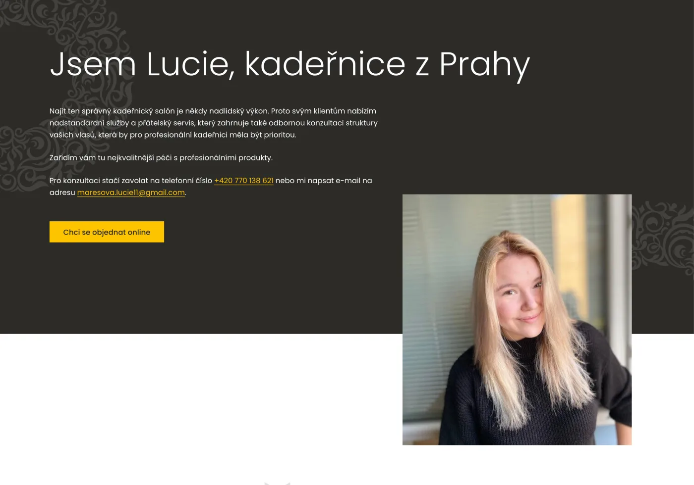 ucesme.cz - website creation